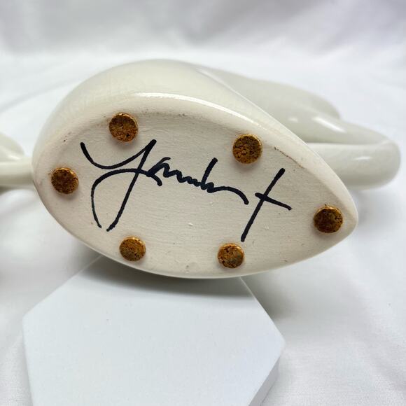 Michael Lambert Studio Dancing & Struttin Creamer & Sugar Set Signed Tan - Picture 10 of 15